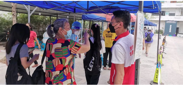 有序有愛有溫度，T.I.T雙魚文體園助力南石頭街道核酸檢測